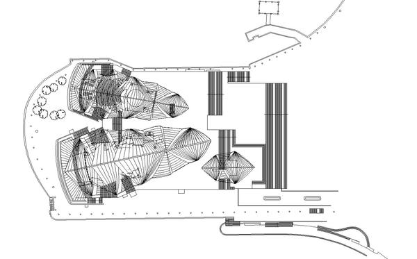 600x373 sydney opera house cad design free cad blocks, drawings, details - Sydney Opera House Drawing