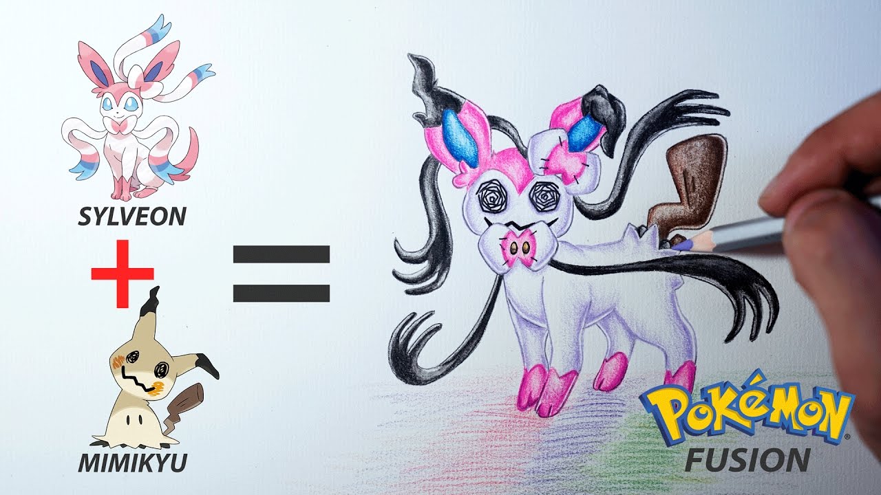 1280x720 Pokemon Fusion Drawing - Sylveon Drawing