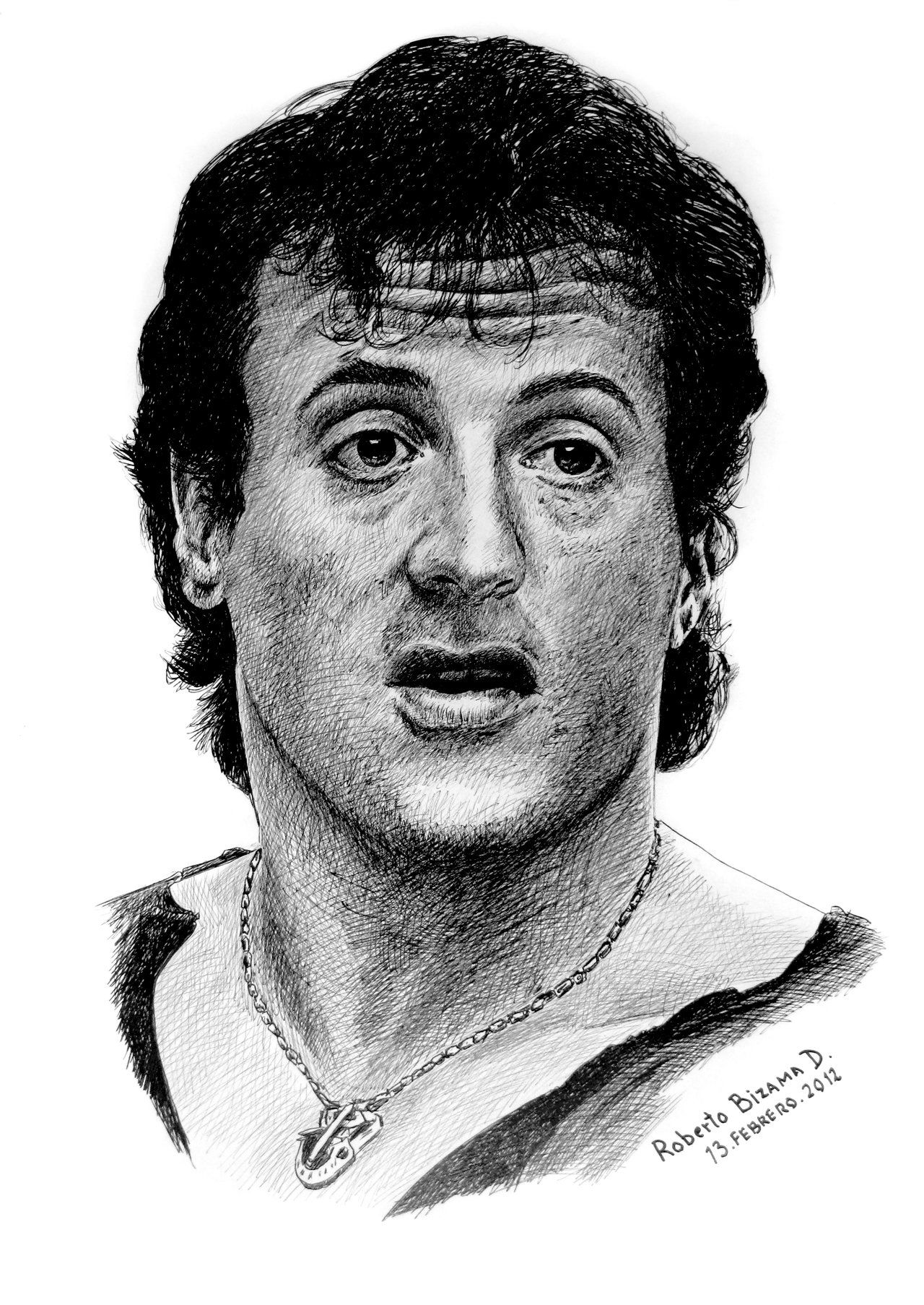 1280x1806 Sylvester Stallone Drawing Picture Drawing Skill - Sylvester Stallone Drawing