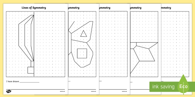 630x315 symmetry worksheets - Symmetry Drawing