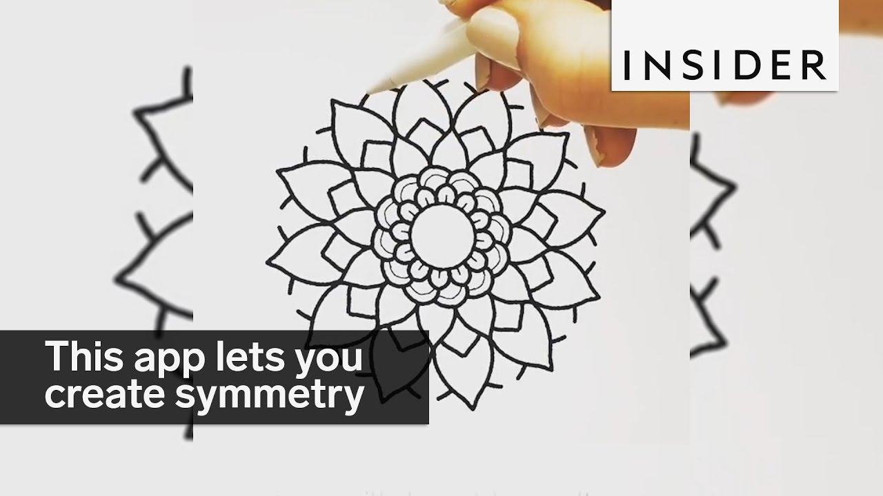 1280x720 this app lets you create perfectly symmetrical drawings - Symmetry Drawing