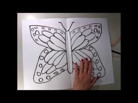 480x360 drawing a symmetrical butterfly - Symmetry Drawing
