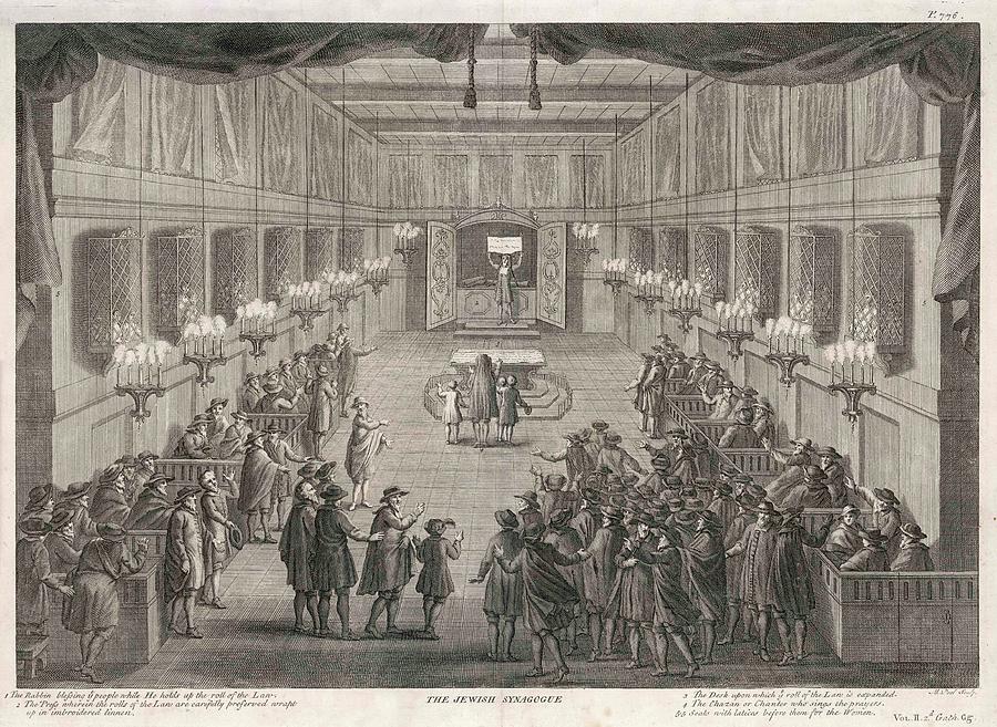 900x657 Interior Of A Synagogue - Synagogue Drawing