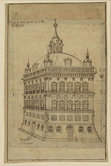 453x679 Photo Judische Hause - Synagogue Drawing
