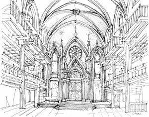 300x235 Synagogue Drawings Fine Art America - Synagogue Drawing