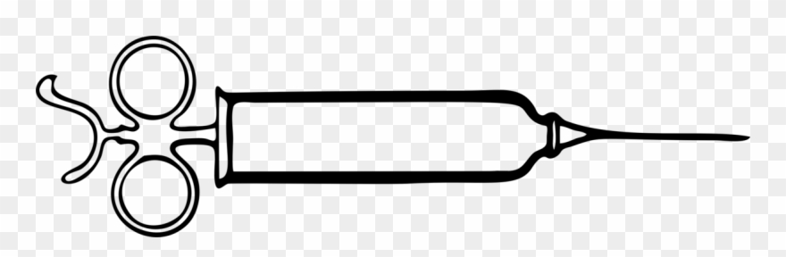 880x288 syringe hypodermic needle injection black and white - Syringe Needle Drawing