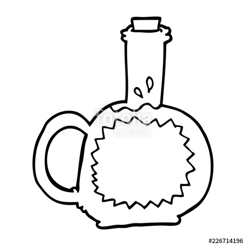 500x500 line drawing cartoon syrup stock image and royalty free vector - Syrup Drawing