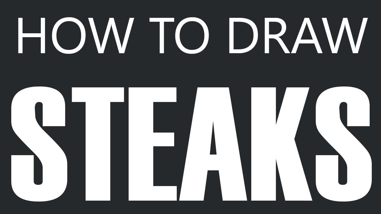 1280x720 how to draw a steak - T Bone Steak Drawing