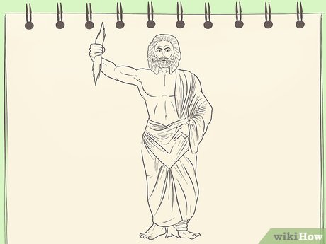 460x345 How To Draw Zeus Steps - T Drawing