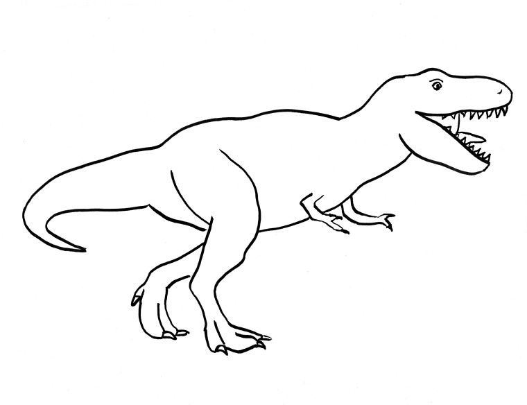 T Rex Cartoon Drawing at PaintingValley.com | Explore collection of T ...