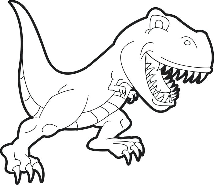 700x605 free t rex dinosaur coloring pages motivate regarding - T Rex Dinosaur Drawing