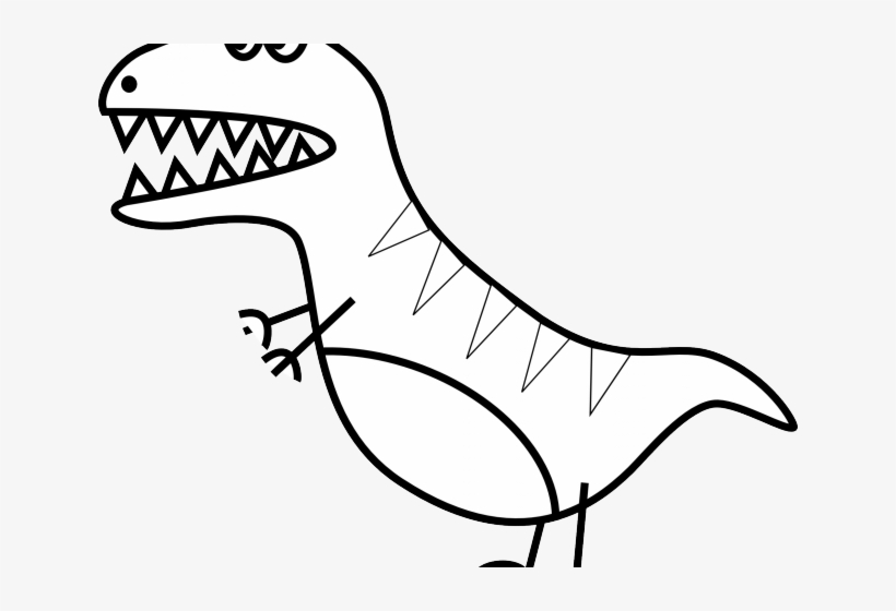 Newest For T Rex Cartoon Dinosaur Dinosaur Drawing Easy | Tasya Baby