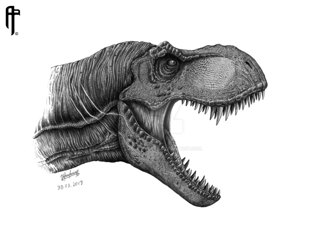 Rexy Jurassic World рисунок