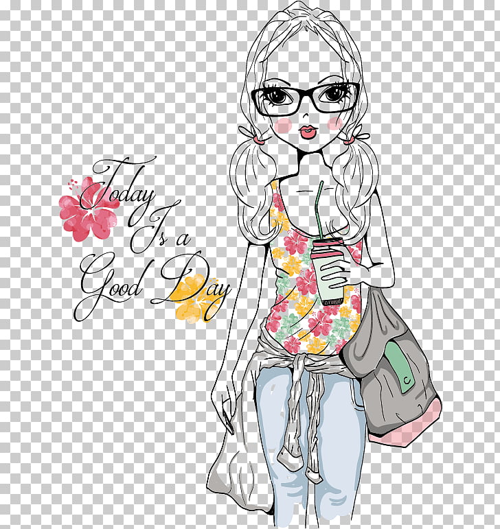 728x771 T Shirt Drawing Photography Illustration, Cartoon Girls S, Woman - T Shirt Drawing Png