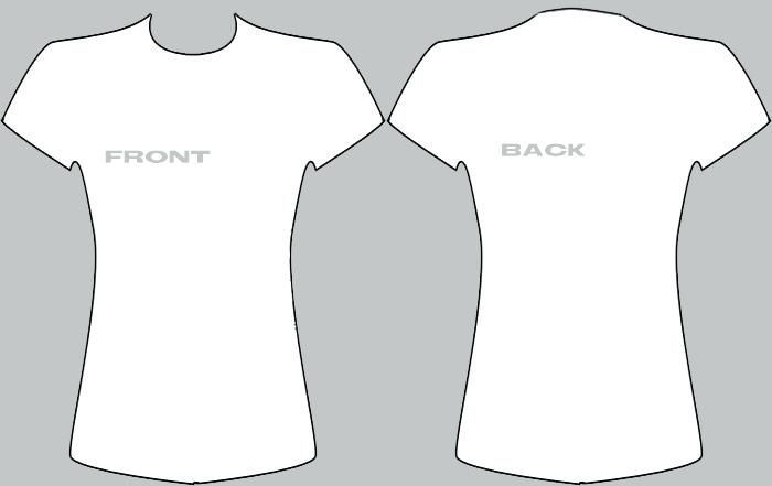 700x441 tshirt outline female shirt drawing template at getdrawings free - T Shirt Outline Drawing