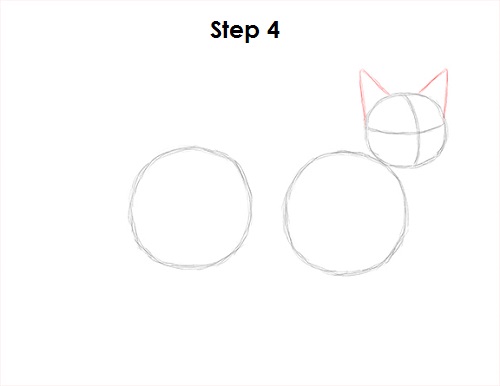 500x386 How To Draw A Cat - Tabby Drawing
