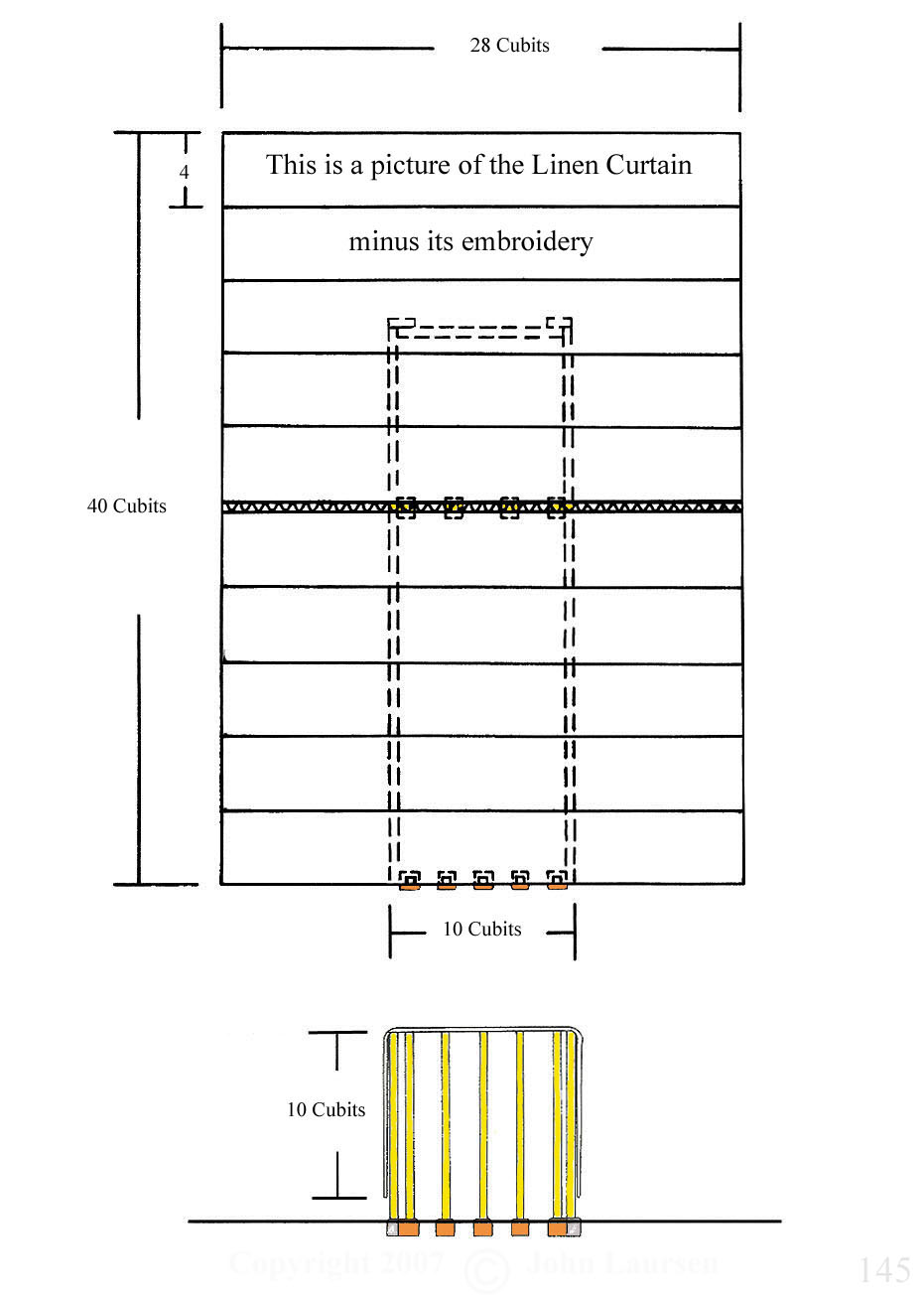 931x1306 Bible Student Doctrine - Tabernacle Drawing