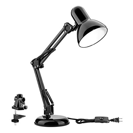 466x466 Le Swing Arm Desk L C Clamp Table L Flexible Arm, Classic - Table Lamp Drawing