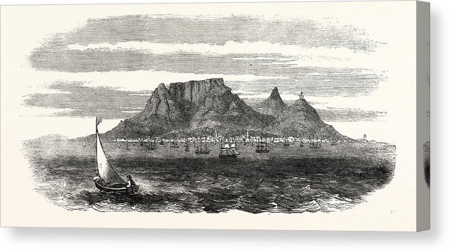 642x360 table bay and table mountain, cape of good hope canvas print - Table Mountain Drawing
