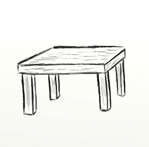 520x514 How To Draw A Table Feltmagnet - Table Top Drawings