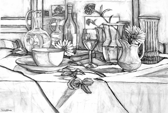 640x432 Kathy A Moore Paintings And Drawings - Table Top Drawings