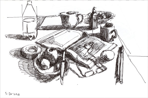 576x382 Table Drawings - Table Top Drawings