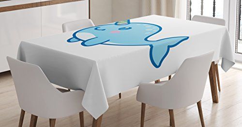 500x262 narwhal tablecloth - Tablecloth Drawing