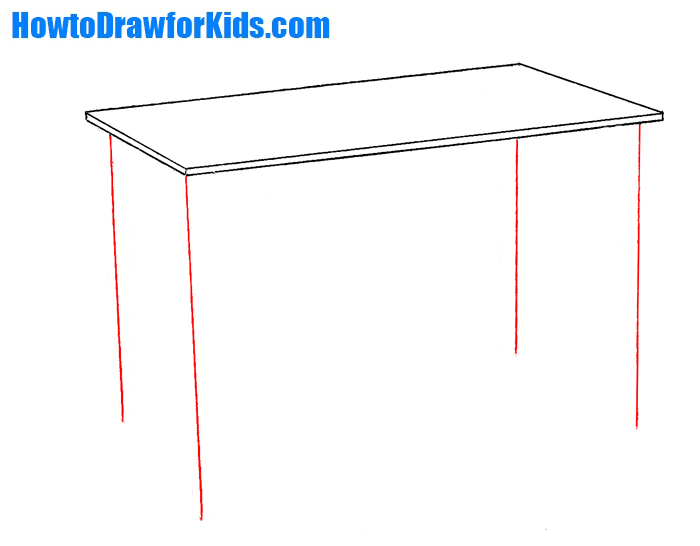 700x546 How To Draw A Table For Kids How To Draw For Kids - Tables Drawing