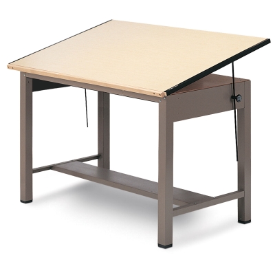 400x400 mayline ranger steel four post drawing tables - Tables Drawing