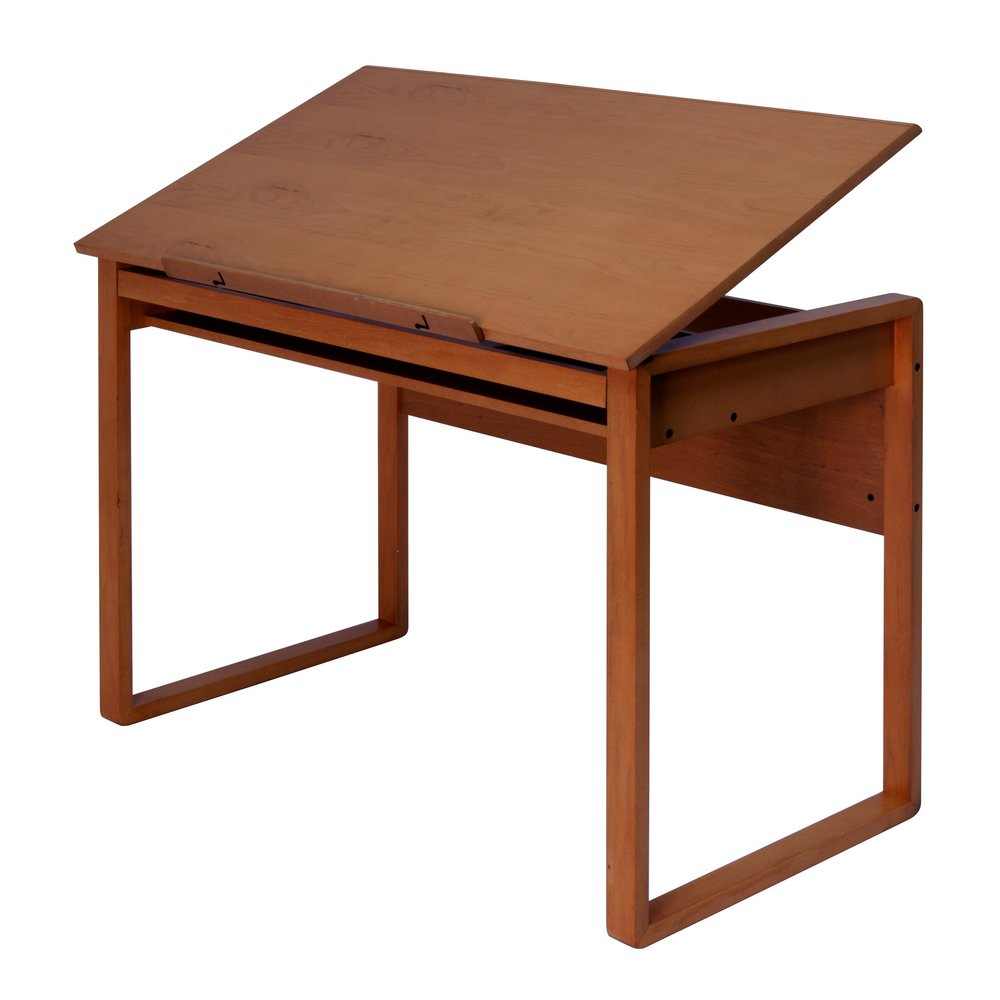 1000x1000 studio designs ponderosa x wood drawing table - Tables Drawing