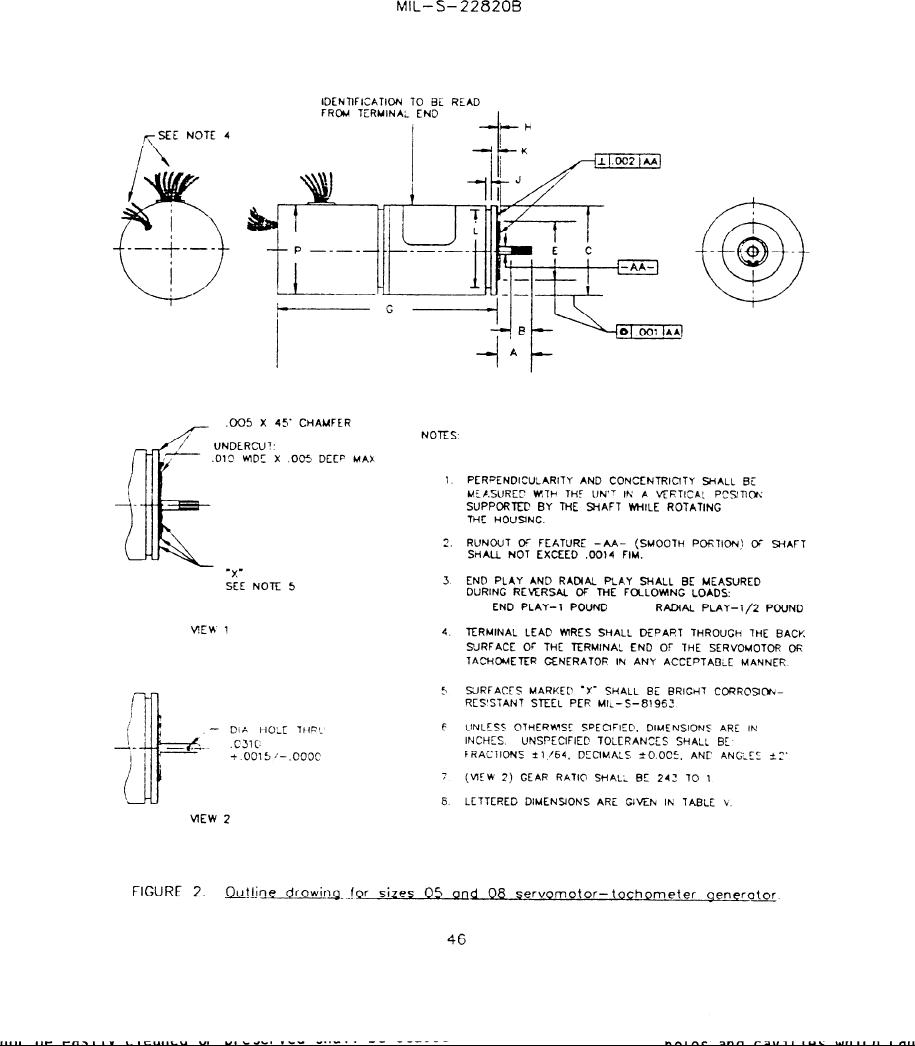 915x1046 Figure Outline Drawing For Sizes And Servometer - Tachometer Drawing
