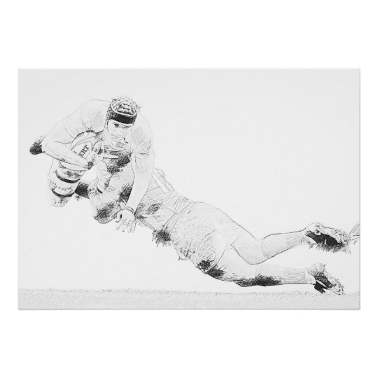 540x540 rugby dive tackle drawing - Tackle Drawing