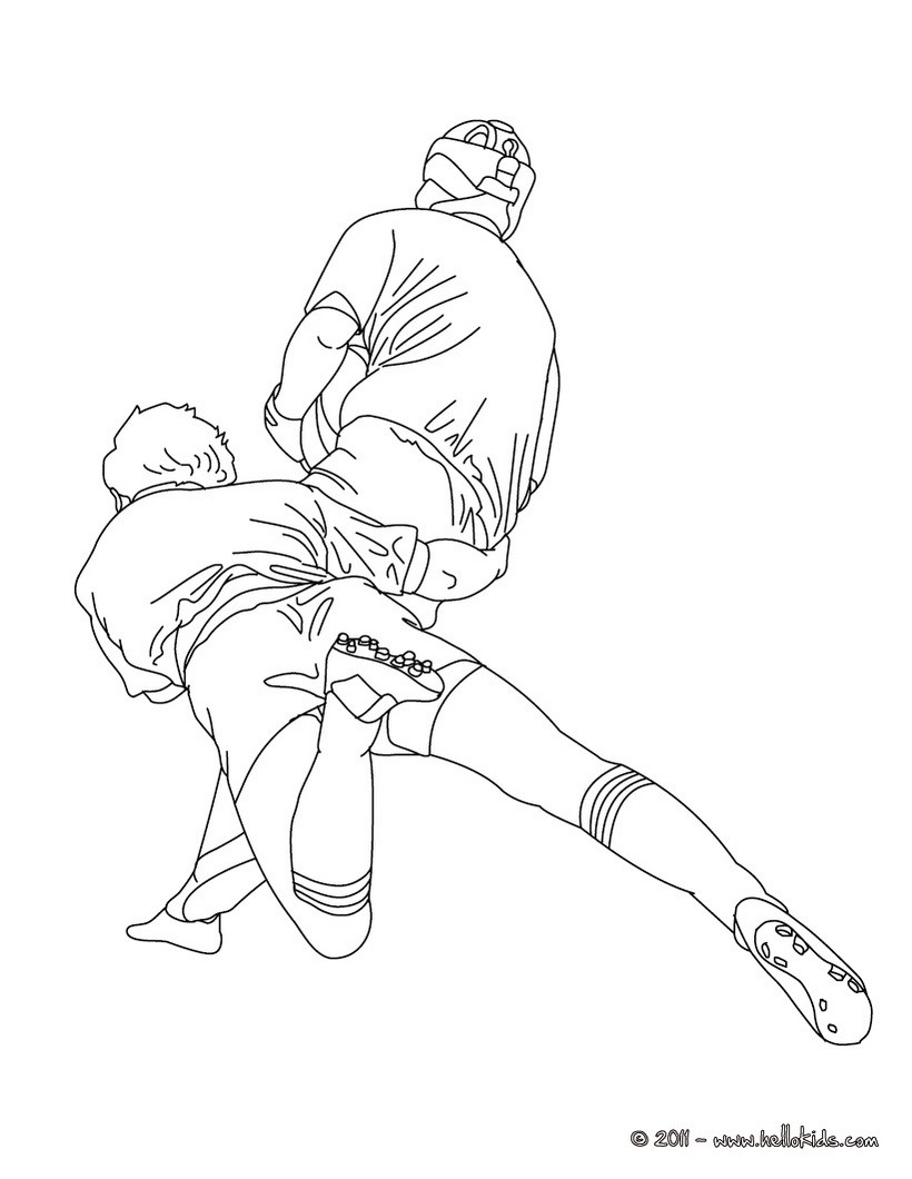 820x1060 rugby tackle coloring pages - Tackle Drawing