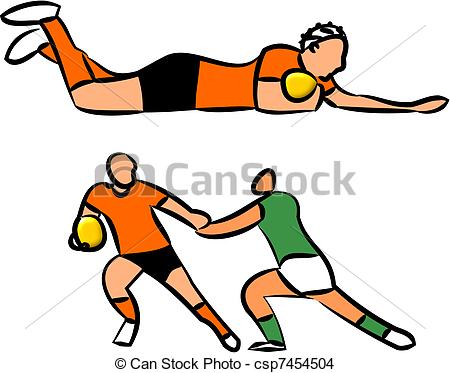 450x373 to tackle the orange guy - Tackle Drawing