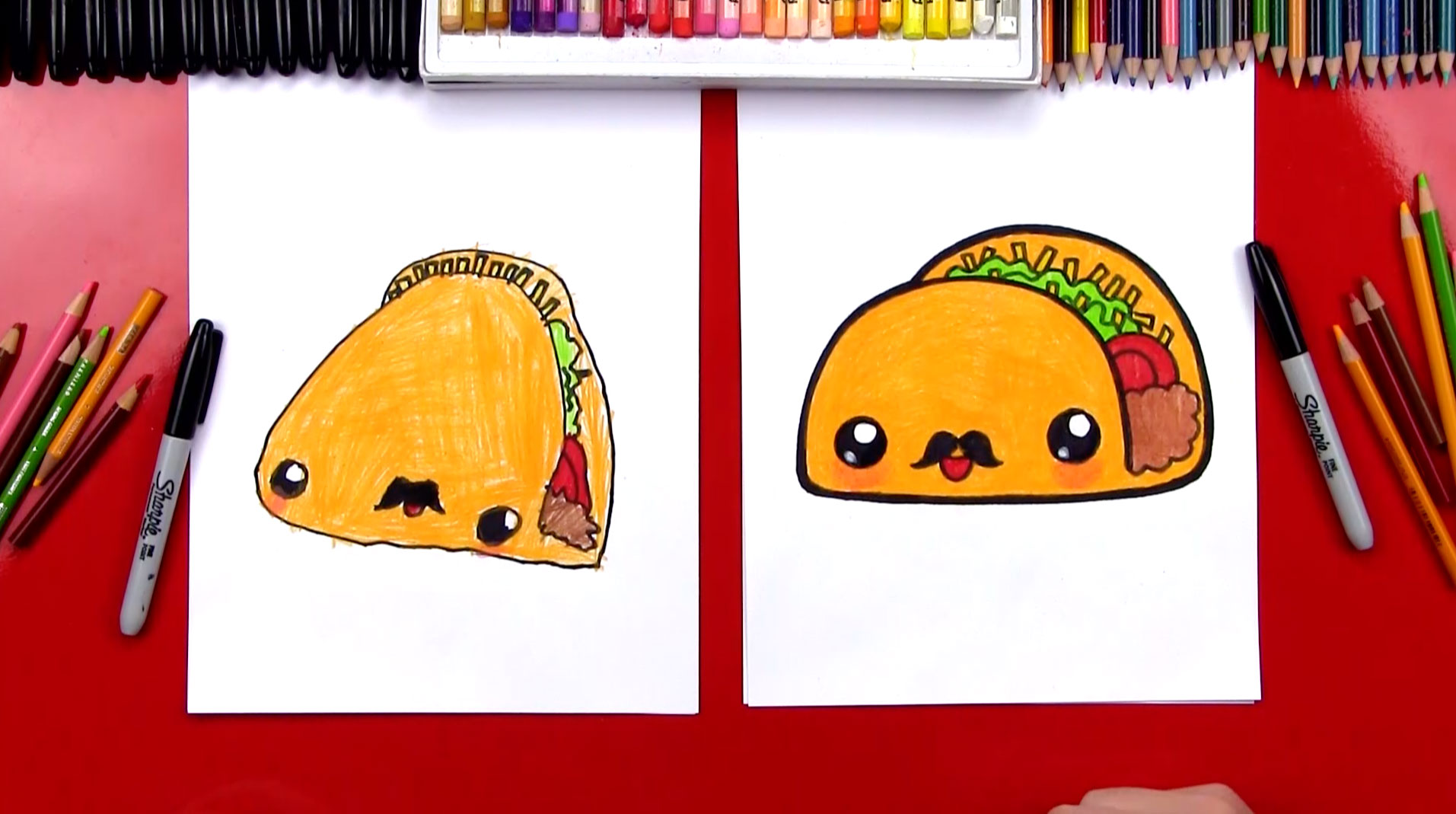 1913x1069 how to draw a funny taco - Taco Drawing