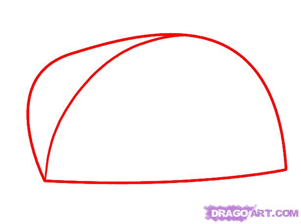 616x459 how to draw a taco, step - Taco Drawing