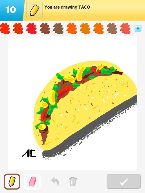 500x667 taco drawings - Taco Drawing