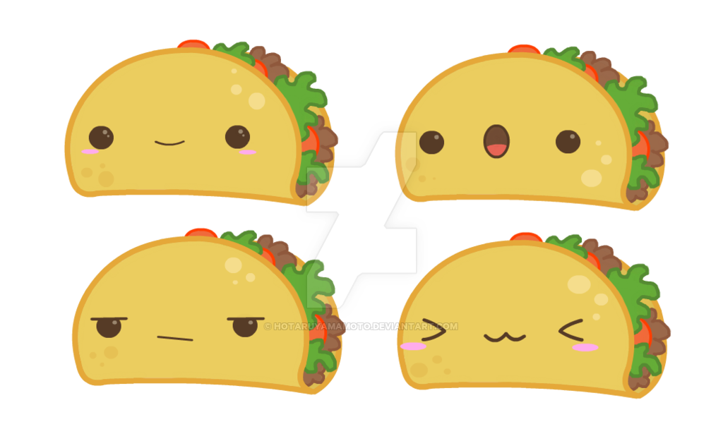 1024x625 kawaii taco chibi tacos - Taco Drawing