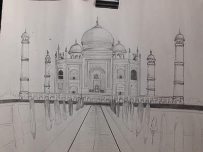 400x300 my first tajmahal drawing - Taj Mahal Drawing