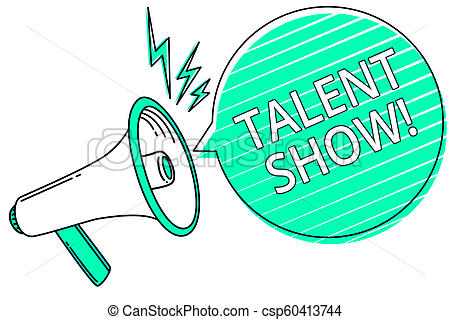 450x320 handwriting text writing talent show concept meaning competition - Talent Show Drawing