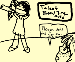 300x250 please dont dab for the talent show drawing - Talent Show Drawing