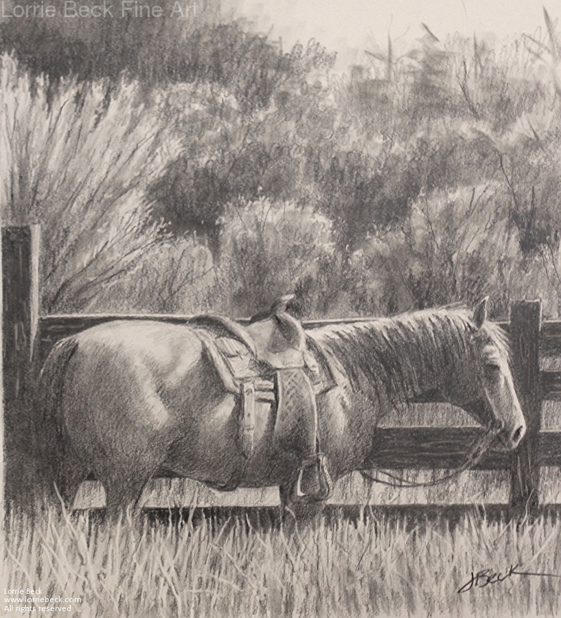 817x900 Lorrie Beck - Tall Grass Drawing