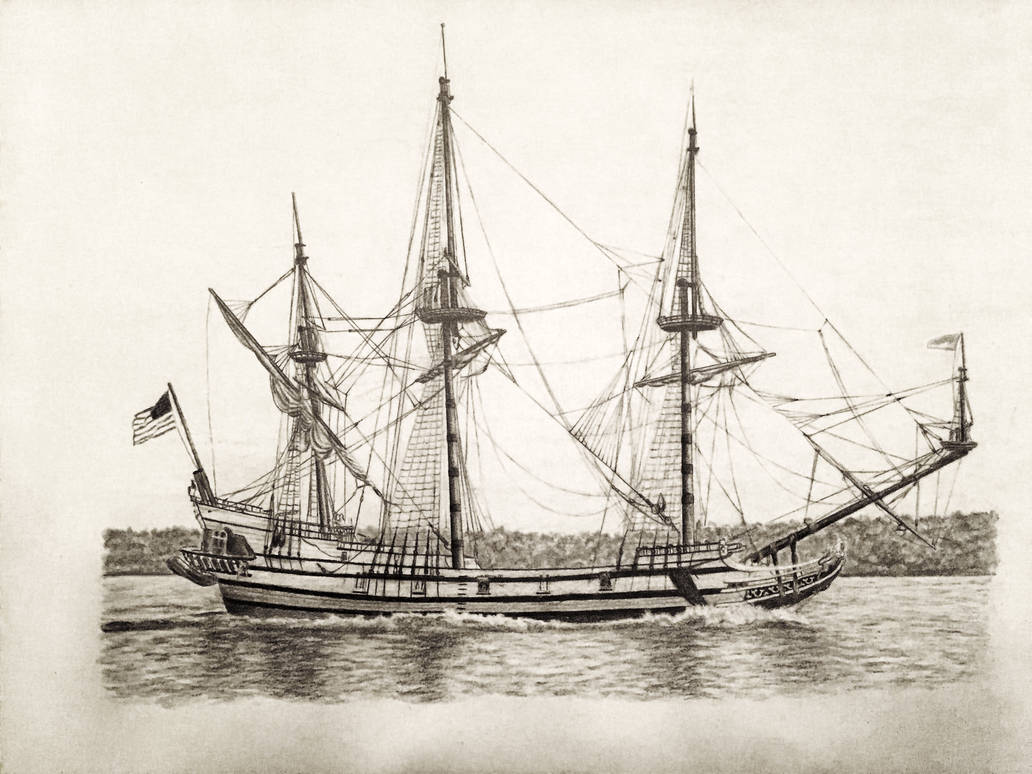 1032x774 kalmar nyckel tall ship drawing - Tall Ship Drawing