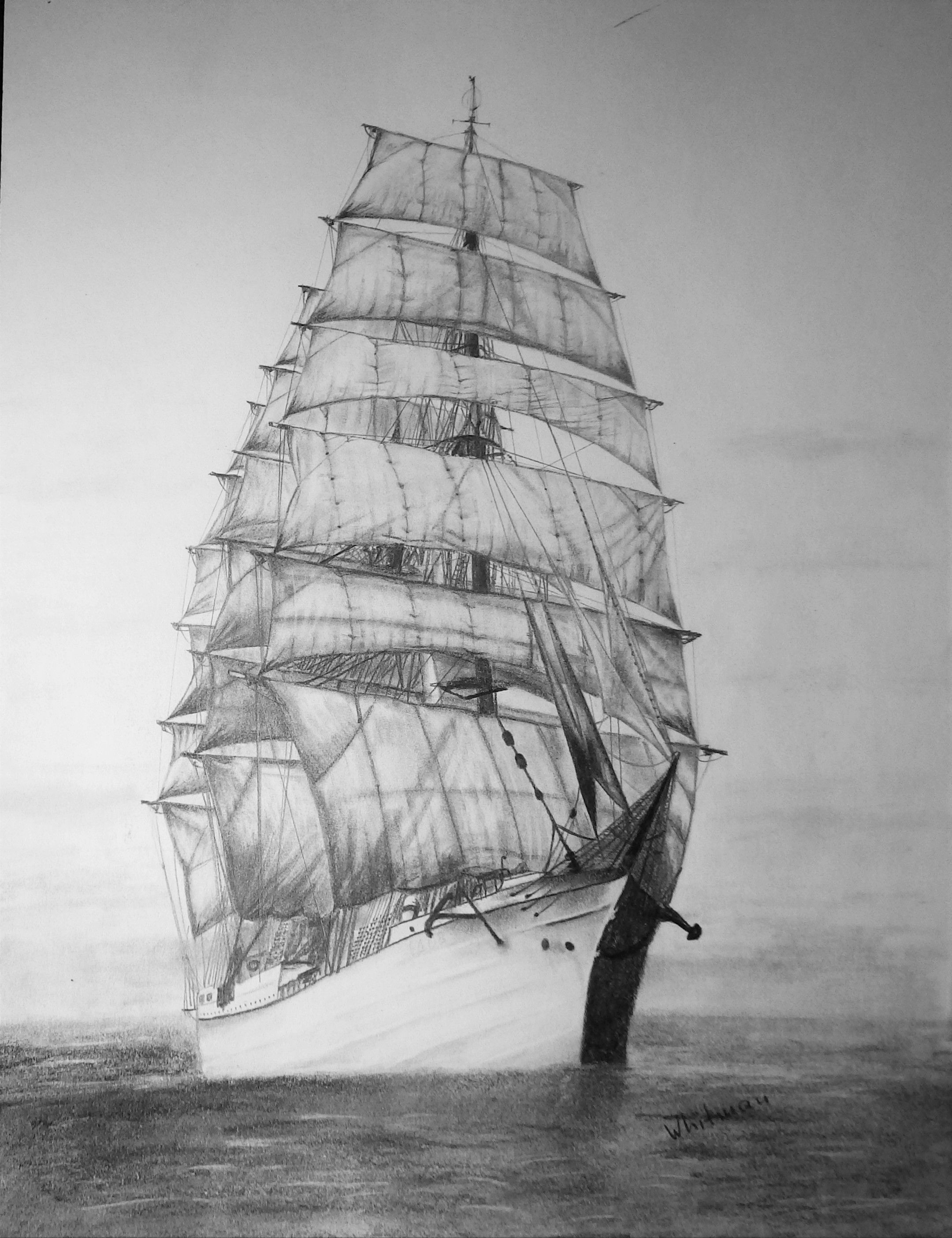 2160x2808 sedov tall ship, sail ship beautiful mast russian training - Tall Ship Drawing