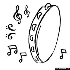 236x236 best tambourine images tambourine, music instruments, crafts - Tambourine Drawing