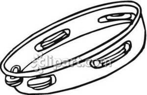 300x194 Tambourine Drawing - Tambourine Drawing