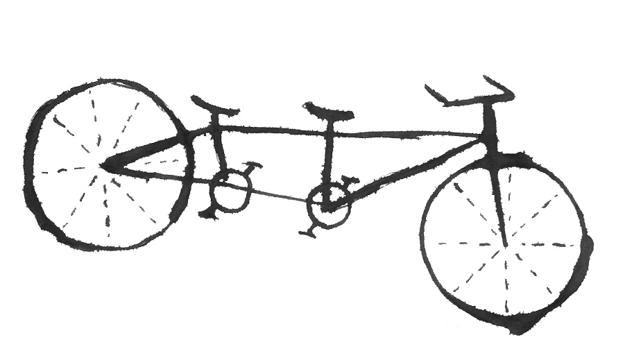 924x516 tandem bicycle central - Tandem Bicycle Drawing
