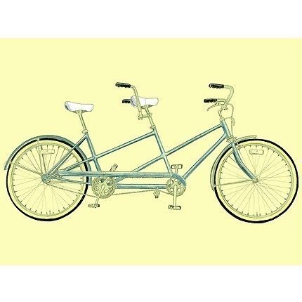 430x430 tandem bicycle drawing looks just like the one we had when i was - Tandem Bicycle Drawing