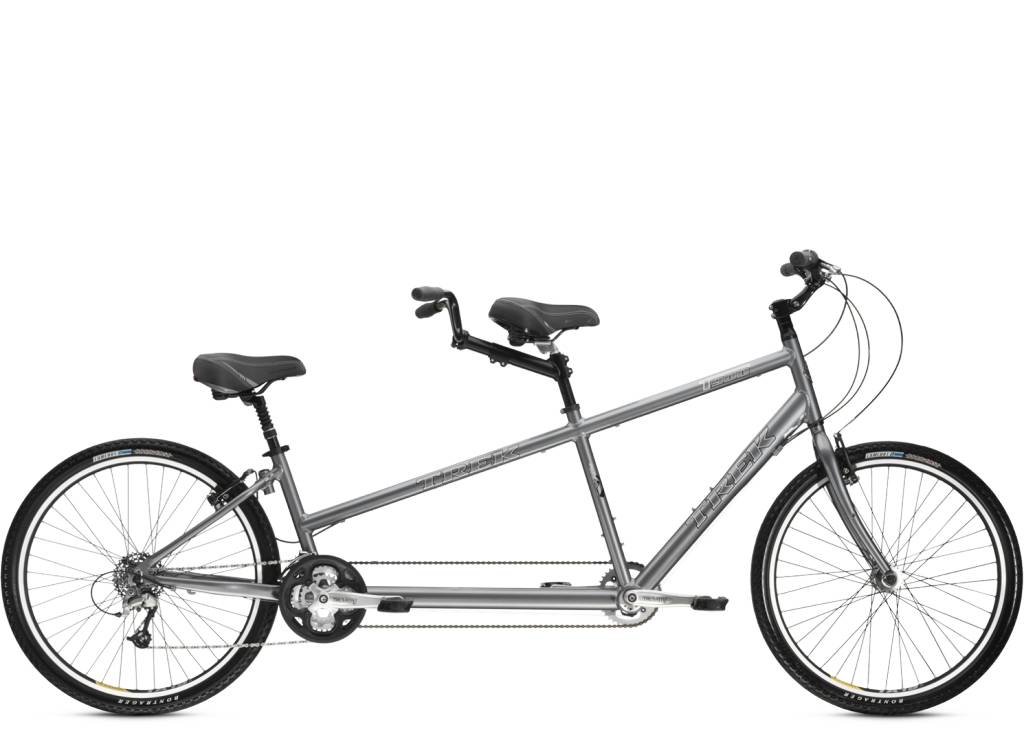 1024x742 trek grey tandem bicycle - Tandem Bicycle Drawing