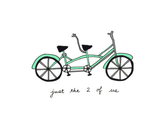 570x440 Built For Two Visitant - Tandem Drawing